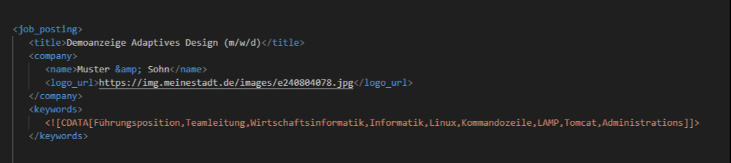 Import Schritt 2